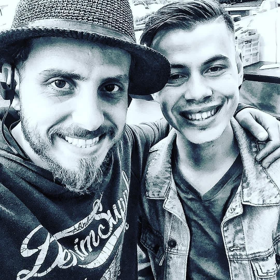 Alex alături de Chef Foa